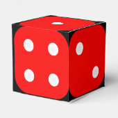 Crapsサイコロボックスとカスタマイズ可能な背景 フェイバーボックス (裏面サイド)