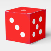 Crapsサイコロ – カスタマイズ可能なボックス フェイバーボックス (正面サイド)