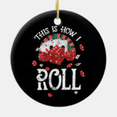 Craps私はこうだ転が セラミックオーナメント (裏面)