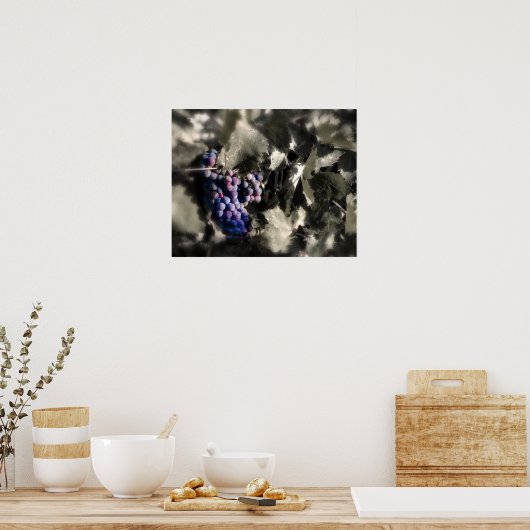 Crash at Tfft Cellars main vineyard ポスター (キッチン)