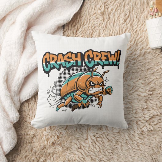 Crash Crew クッション (ブランケット)