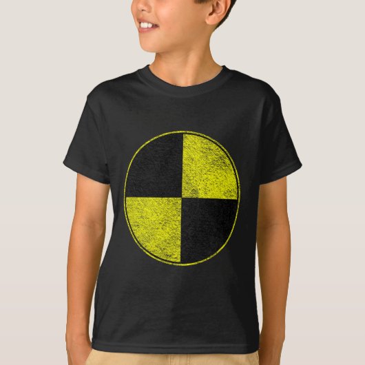 Crash Testダミーのコスチューム私がCrash Testのフリ Tシャツ (正面)