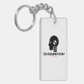 CrashDummyDom Gaming Logo KeyChain キーホルダー (正面左)
