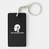 CrashDummyDom Gaming Logo KeyChain キーホルダー (裏面)
