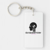 CrashDummyDom Gaming Logo KeyChain キーホルダー (正面)