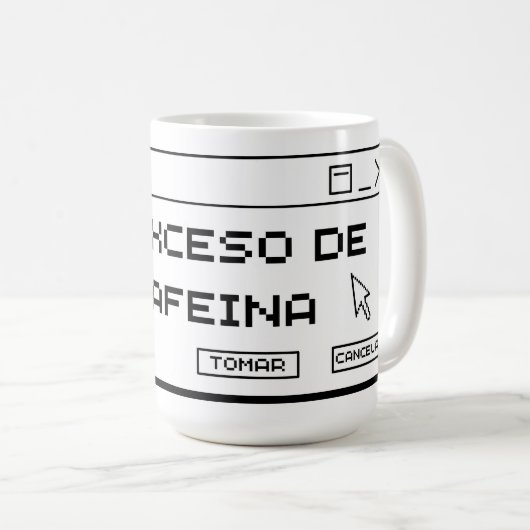 Crashed コーヒーマグカップ (正面右)