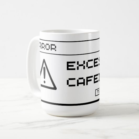 Crashed コーヒーマグカップ (正面左)