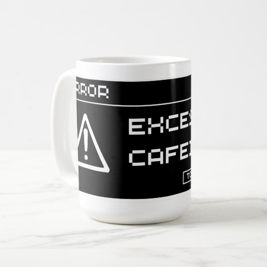 Crashed コーヒーマグカップ (正面左)