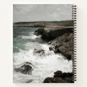 Crashing Waves Coastal Spiralノートブック ノートブック (裏面)