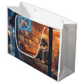 Crate Digging at the Vinyl Store ラージペーパーバッグ (正面アングル)