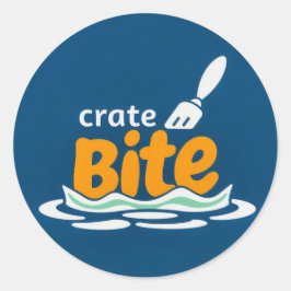 CrateBite: Dive into Freshness ラウンドシール