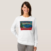 crater湖のナシの木枠LabelMedford、または Tシャツ (正面フル)