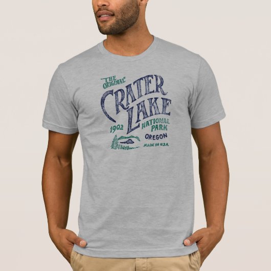 crater湖の国立公園のオレゴンのワイシャツ tシャツ (正面)