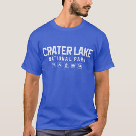 crater湖の国立公園のTシャツ(暗い) Tシャツ