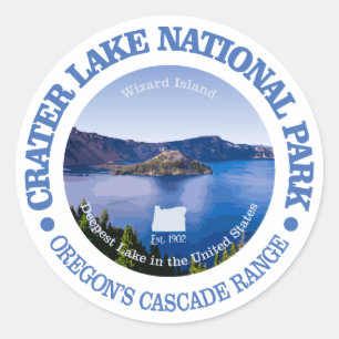 crater湖の国立公園 ラウンドシール