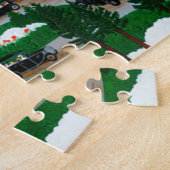 crater湖ロッジのパズル ジグソーパズル (側面)