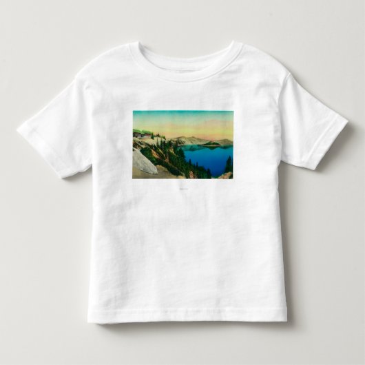 crater湖lodge見落とし湖 トドラーTシャツ (正面)