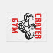 Crater Gym  フリースブランケット (正面(横))