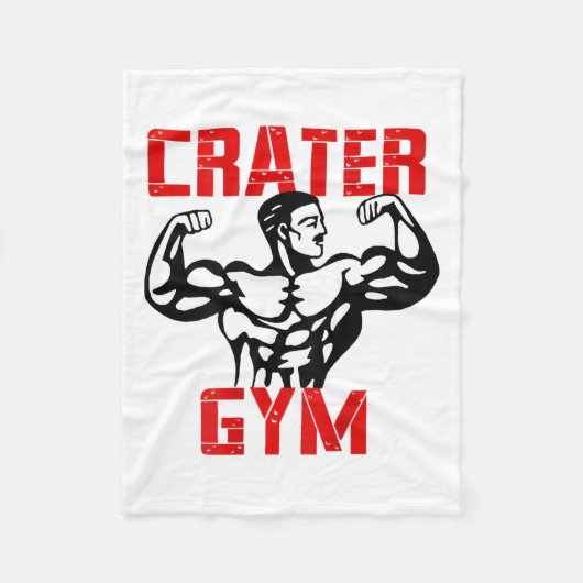 Crater Gym  フリースブランケット (正面)