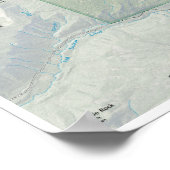 Crater Lake map poster ポスター (角)