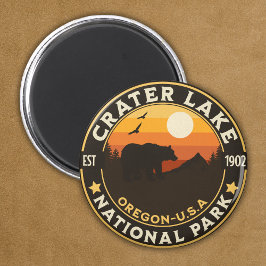 Crater Lake National Park Est 1902 マグネット