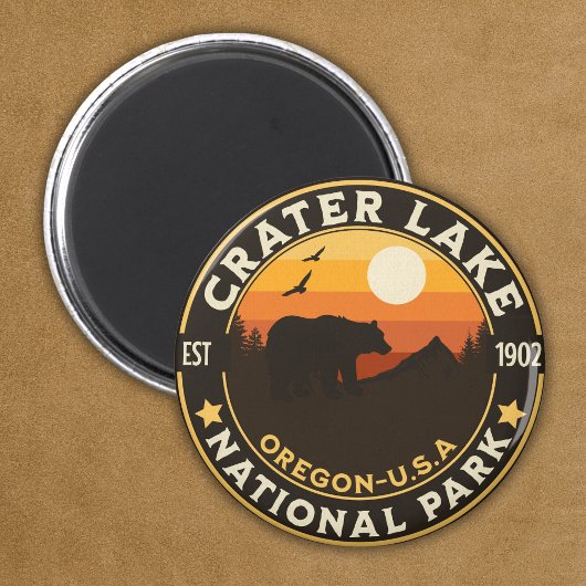 Crater Lake National Park Est 1902 マグネット