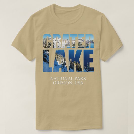 Crater Lake National Park  Oregon Hiking Camping G Tシャツ (デザイン正面)
