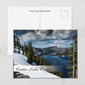 Crater Lake National Park Oregon Landscape Photo ポストカード (正面/裏面)