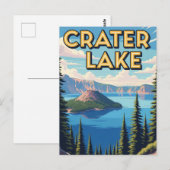 Crater Lake National Park Oregon Travel ポストカード (正面/裏面)