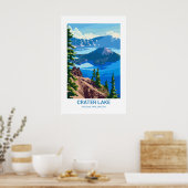 Crater Lake National Park Oregon USA ポスター (キッチン)