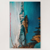 Crater Lake Oregon.Christmas Greets ジグソーパズル (縦)