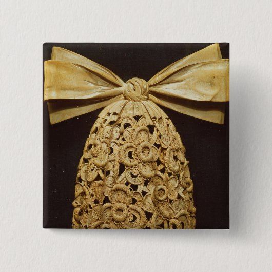 cravatのWoodcarving 缶バッジ (正面)