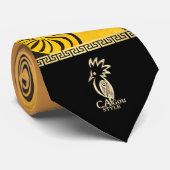 Cravate flèche faîtière kanak. Dégradé Sangria.  ネクタイ (ロール)