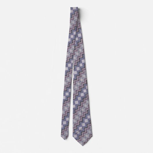 Cravate Zigzag de girafe violet ネクタイ (裏面)