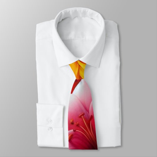 cravatte coloré a fleurs  ネクタイ (タイ)