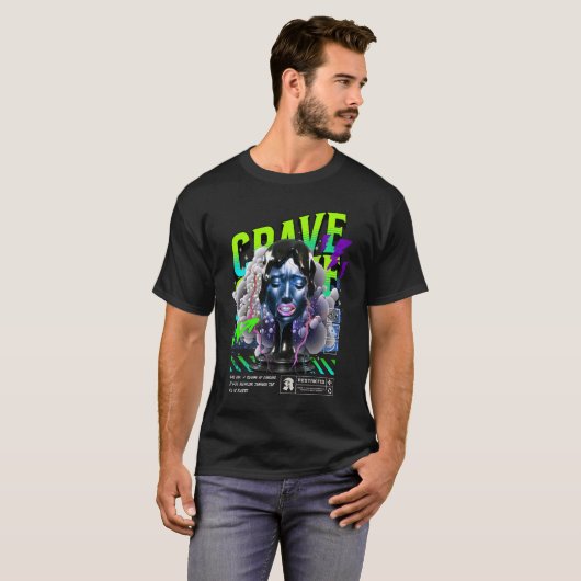 Crave: Veil of Excess Tシャツ (正面フル)