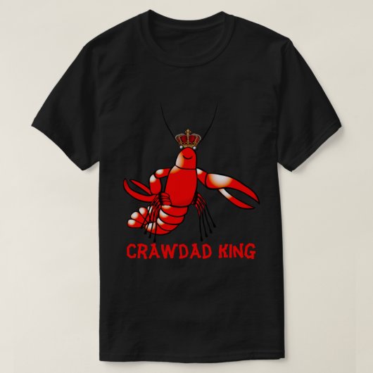 Crawdad王 Tシャツ (デザイン正面)