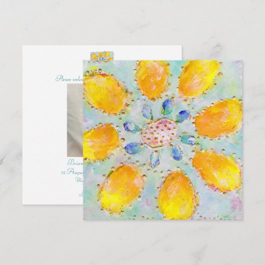 Crawdaddy誕生のお知らせ 案内状 (正面/裏面)