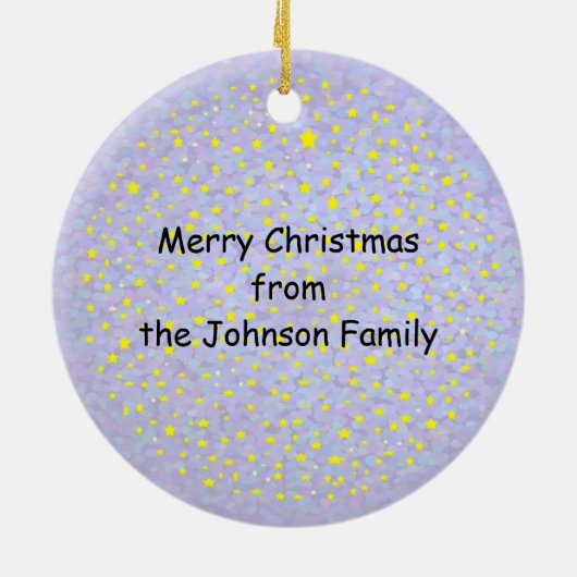 Crawfishのシルクハットの三日月の月 セラミックオーナメント (裏面)