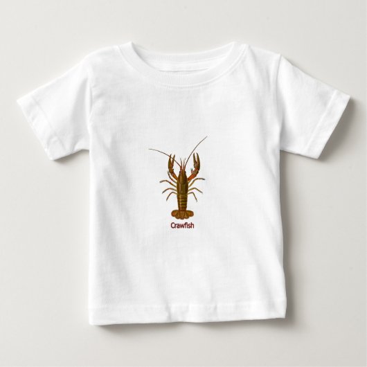 Crawfishのロゴ ベビーTシャツ (正面)