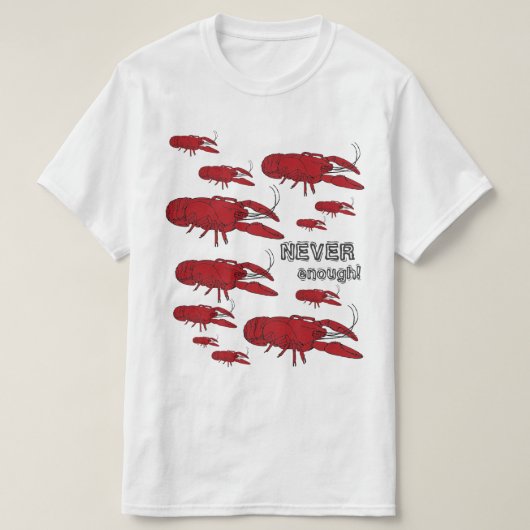Crawfishの恋人のTシャツ Tシャツ (デザイン正面)