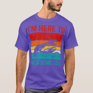 Crawfishの愛おもしろい者の私はここにいくつかの尾TSをつまむ Tシャツ