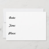 crawfishの招待 招待状 (裏面)