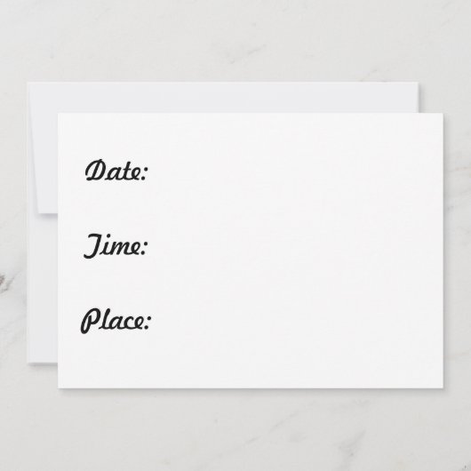 crawfishの招待 招待状 (裏面)