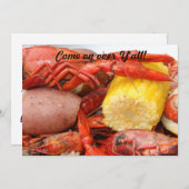 crawfishの招待 招待状 (正面/裏面)