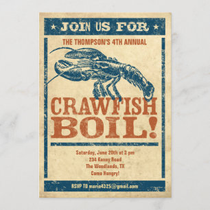 Crawfishの沸騰招待状 招待状