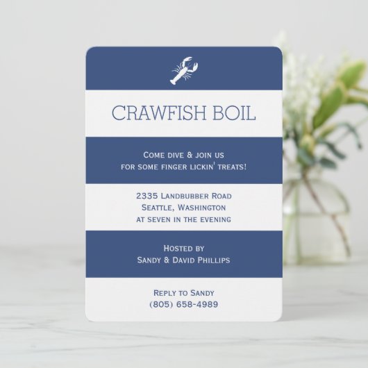 Crawfishの沸騰 招待状 (スタンド正面)