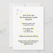 Crawfishの(紋章の)フラ・ダ・リの家族会 招待状 (裏面)