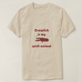 Crawfishは私の精神の動物のおもしろいのケージャンのTシャツです Tシャツ