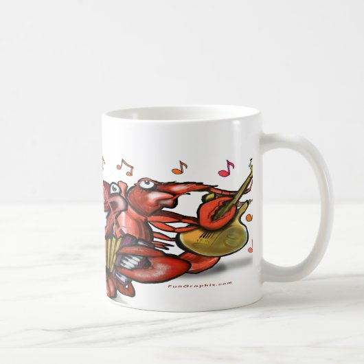 Crawfishバンド コーヒーマグカップ (右)